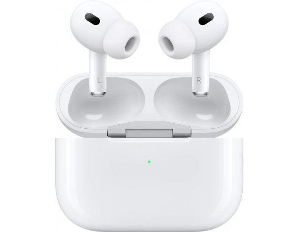 Наушники Apple AirPods Pro 2 2023 USB-C A3047/A3048/A2968, Bluetooth, внутриканальные, белый (2075578)