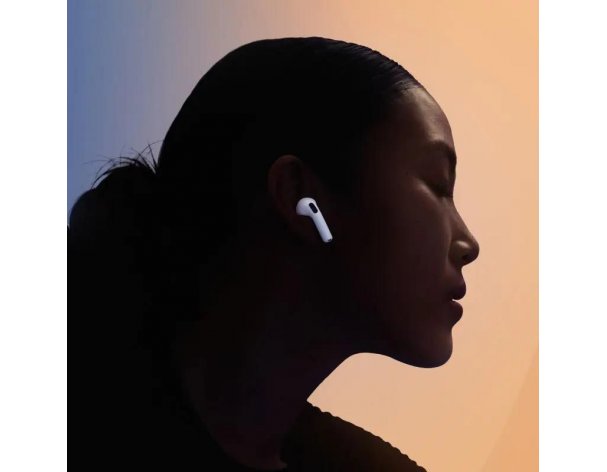 Наушники Apple AirPods 4 A3050,A3053,A3058, Bluetooth, вкладыши, белый [mxp63za/a]
