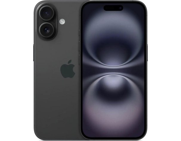 Смартфон Apple iPhone 16 128Gb, A3287, черный
