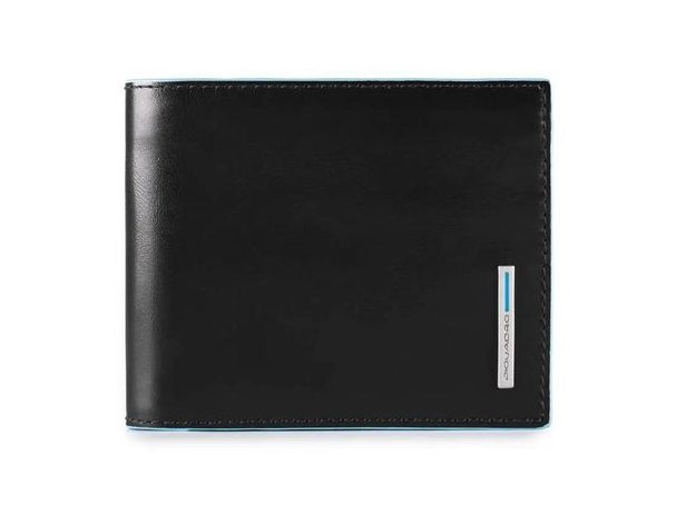 Кошелек мужской Piquadro Blue Square, черный, кожа натуральная