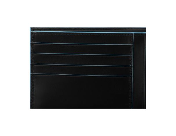 Men's wallet Piquadro Blue Square, genuine leather, black [pu257b2r/n]