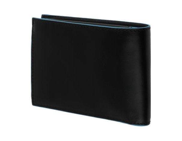 Men's wallet Piquadro Blue Square, genuine leather, black [pu257b2r/n]