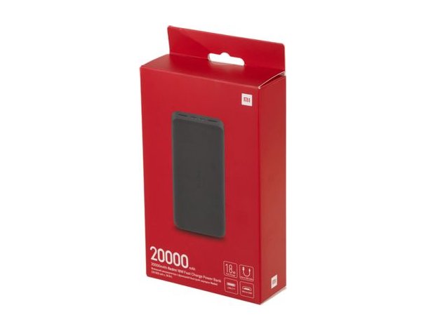 Аккумулятор внешний Xiaomi Redmi PB200LZM, 20000 мAч, черный (1359260)