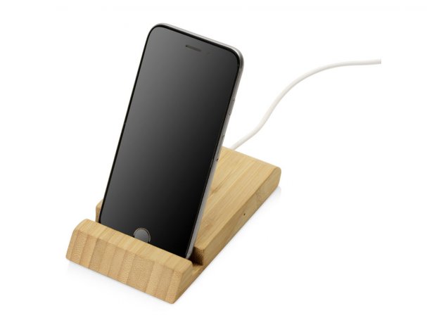 Устройство зарядное беспроводное из бамбука Bamboo collection Jetty, 10 Вт, натуральный (591074)