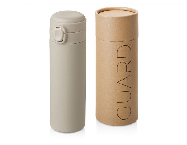 Thermocup vacuum with a Waterline Guard button, 400 ml, tube, beige (827549W)