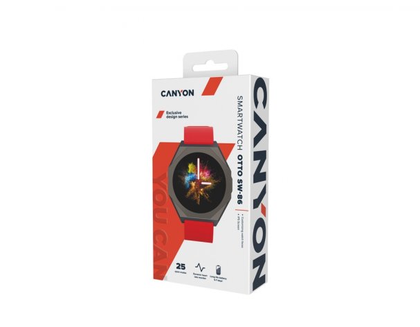 Smart watch Canyon Otto SW-86, red RA-295503