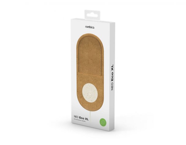 Устройство зарядное беспроводное Rombica NEO Eco XL, 10 Вт, светло-коричневый (595642)