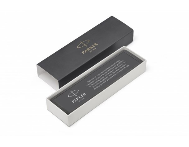 Набор подарочный Parker: ручка IM brushed metal GT роллер + шариковая