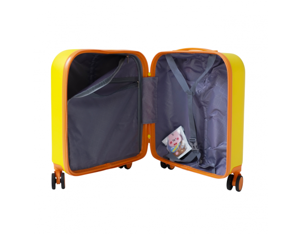 Children's suitcase Koool Family 21x37x46 cm, yellow