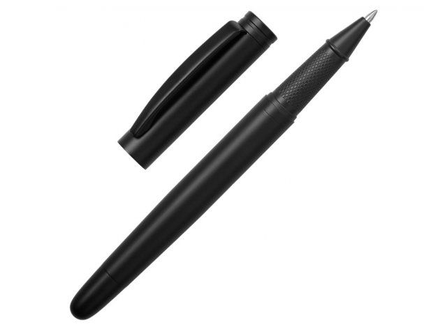 Gift set Lettertone Goethe with A5 notepad, 2 pens and a cardholder, black
