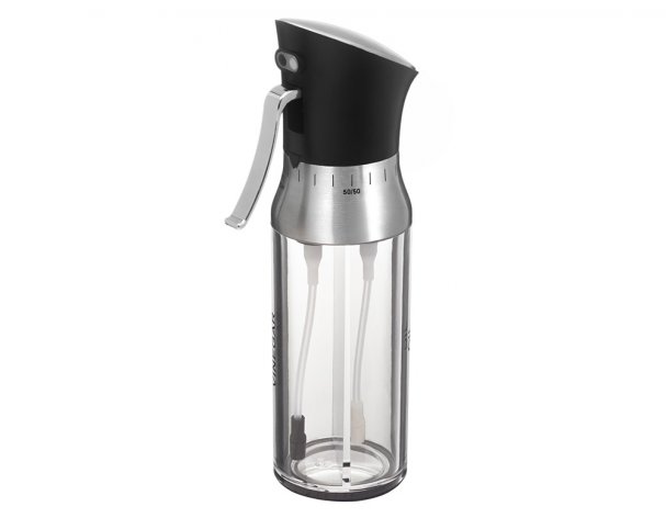 Dispenser oil and vinegar Eat&Bite Balsamic, silver, black (627019)