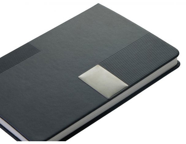 Gift set Lettertone Goethe with A5 notepad, 2 pens and a cardholder, black