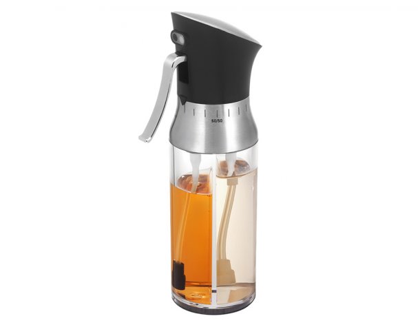 Dispenser oil and vinegar Eat&Bite Balsamic, silver, black (627019)