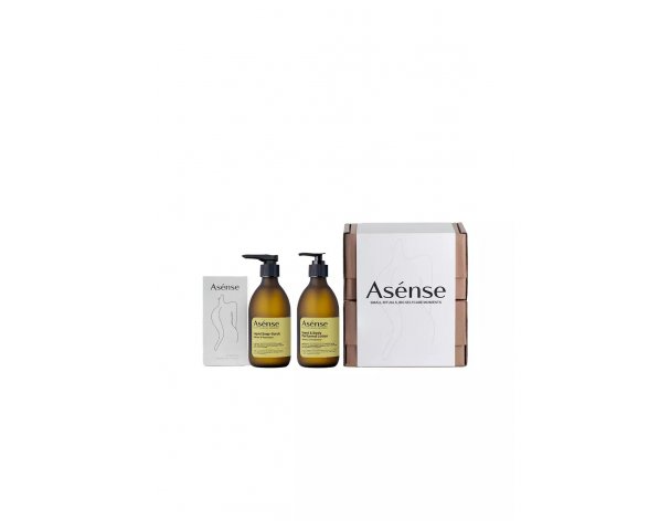 Мыло-скраб и лосьон Asense Vetiver & Rosemary, 2x300 мл