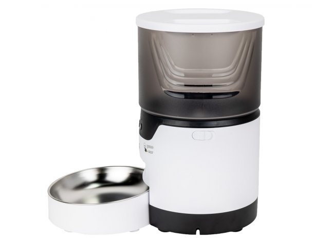 Кормушка умная Hiper Wi-Fi IoT Pet Feeder, 3000 мл, белый/черный RA-324985