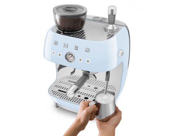 Espresso coffee machine Smeg EGF03PBEU blue
