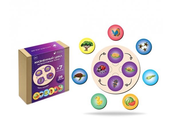 Пазл деревянный Active Puzzles Эволюция
