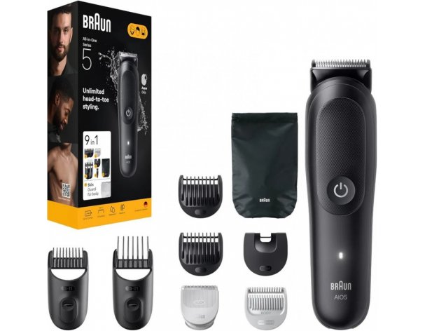 Триммер электрический Braun AIO5540 MULTI BLKMAT