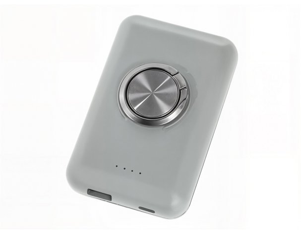 Battery external wireless magnetic Qjet MagnetIQ, 5000 mah, 10 W, grey (590970)