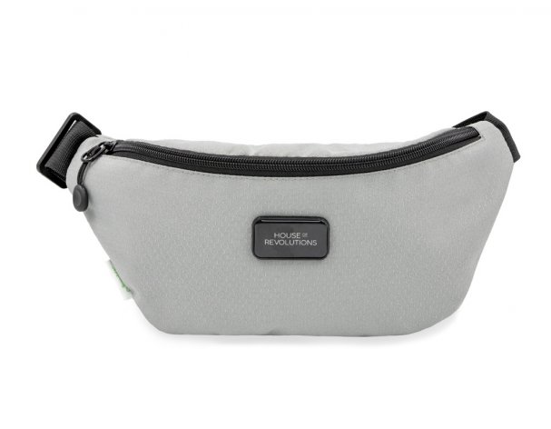 Bag belt Brand Charger Bumble universal waterproof made of recycled plastic, grey (936088)