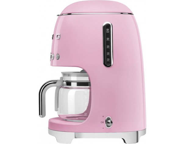 Кофеварка капельная Smeg DCF02PKEU розовая