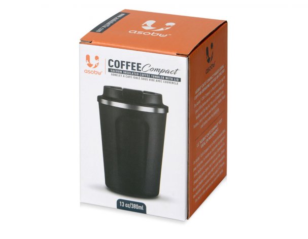 Термокружка Asobu Cafe Compact 380 мл, черный RA-237705