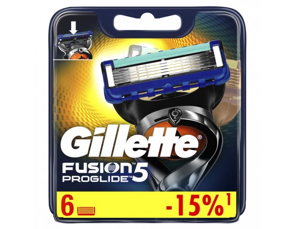 Кассеты сменные для бритвы Gillette Fusion5 ProGlide 6 шт.