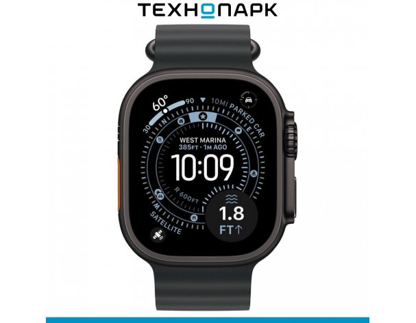 Смарт-часы Apple Watch Ultra 3 49 мм Black, Ocean Band чёрный
