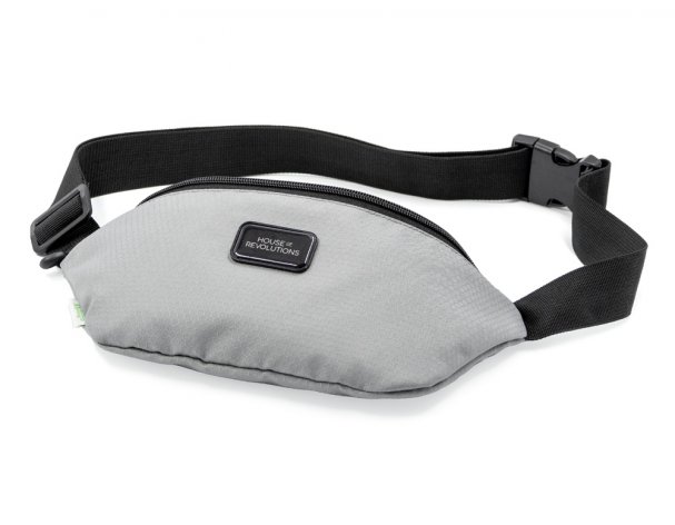 Bag belt Brand Charger Bumble universal waterproof made of recycled plastic, grey (936088)