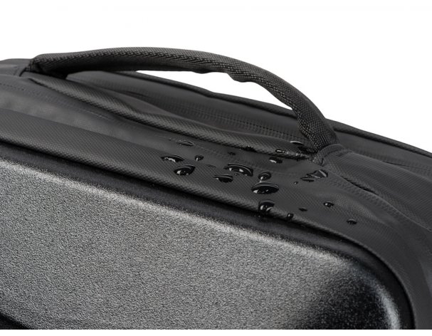 Backpack laptop Voyager Sheller with a plastic surface, black (934457)