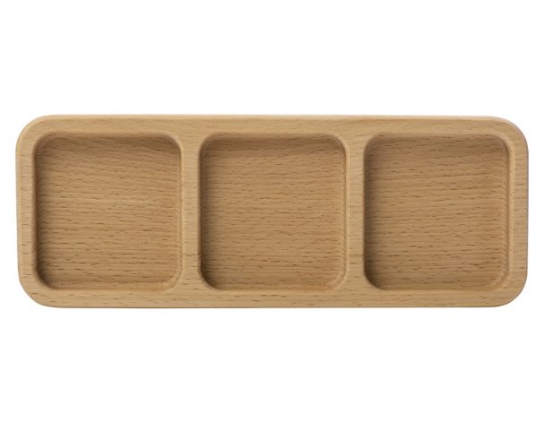 Rectangular bin  Eat Tapas brown RA-289055