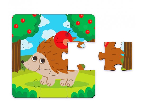 Пазл деревянный Active Puzzles Лесные животные