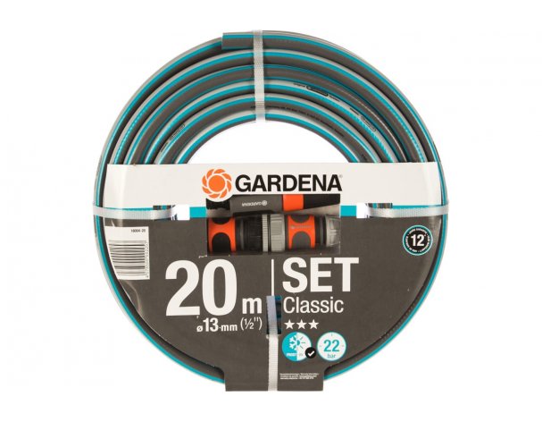 Hose Gardena Classic 1/2 x 20 m with fittings 18004-20