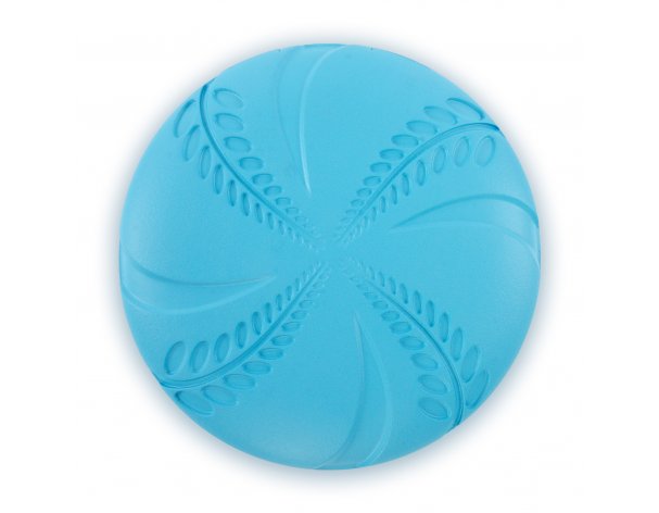 Игрушка для собак SkyRus «‎Фрисби» резиновая, голубая, 20х20х1.9см (145068/blue)