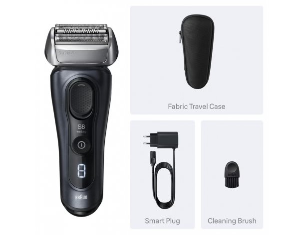Бритва электрическая Braun Series 8 8603s Grey/серый