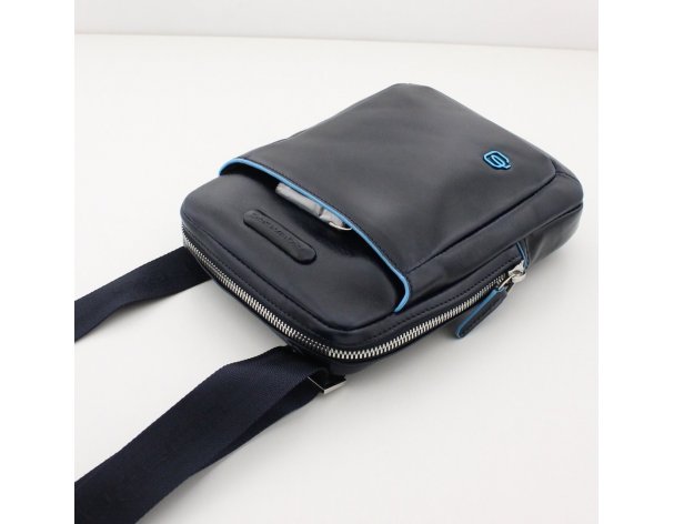 Men"s bag Piquadro Blue Square, genuine leather, blue (322309)