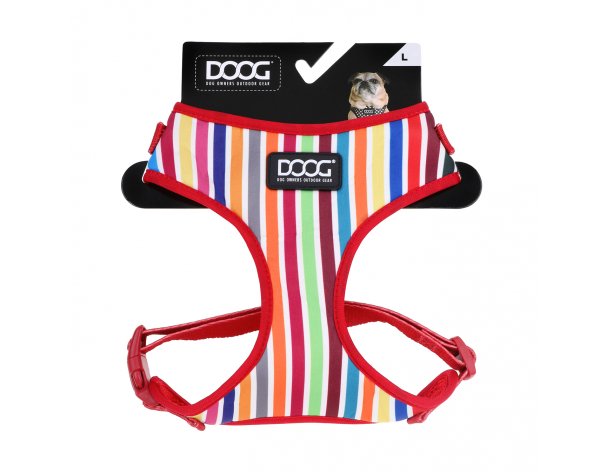Шлейка для собак Doog Neoflex Scooby, красная, 40-56 см (HARMCSSOFT-M)