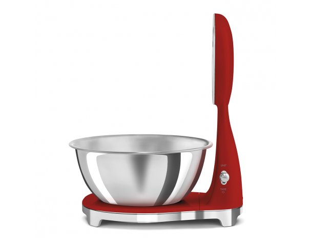 Весы кухонные Smeg KSF01RDWW красный