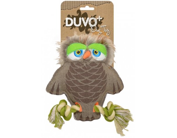 Игрушка для собак брезентовая Duvo+ «Мудрая Сова» 20х18 см