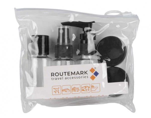 Travel kit Routemark 6 in 1 Liquidpack Black