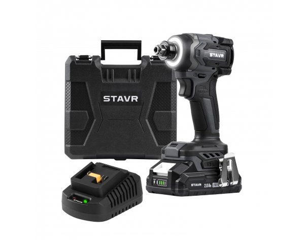 Impact screwdriver Stavr SID 18BL-230V-1K (1x2.0 Ah, battery, case)