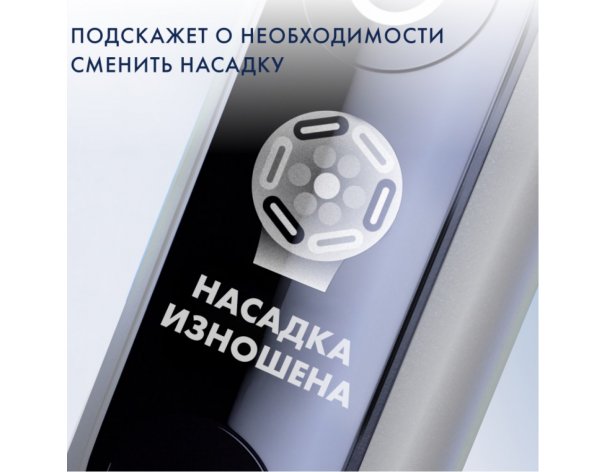 Щетка зубная электрическая Oral-B iO 6 Grey Opal + дополнительные насадки Oral-B 4 шт