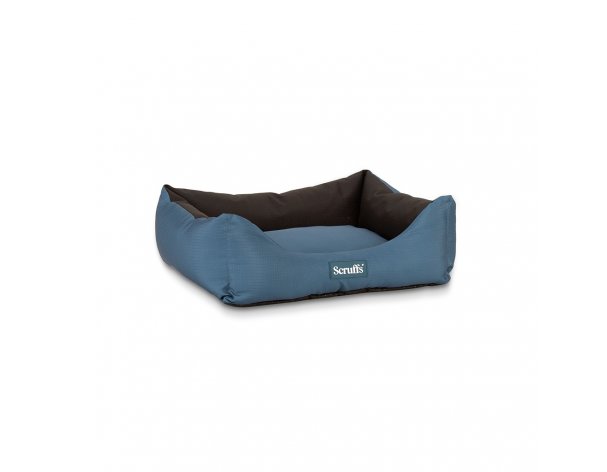 Лежак для животных с бортиками водоотталкивающий Scruffs Expedition синий 75х60 см RA-325708