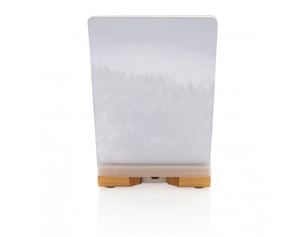 Док-станция для беспроводной зарядки с фоторамкой XD Xclusive Bamboo, 5 Вт (P308.139)