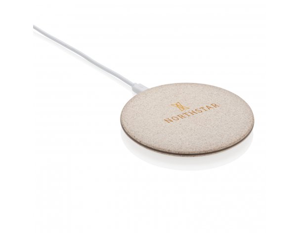 Док-станция для беспроводной зарядки XD Xclusive Wheat Straw, 5 Вт (P308.729)
