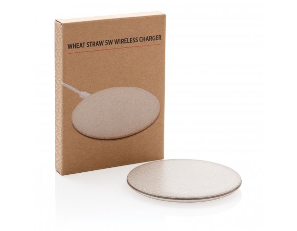 Док-станция для беспроводной зарядки XD Xclusive Wheat Straw, 5 Вт (P308.729)