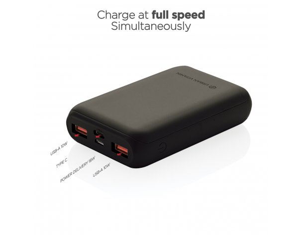 External battery Urban Vitamin Alameda with fast charging PD, 18W, 10000mAh