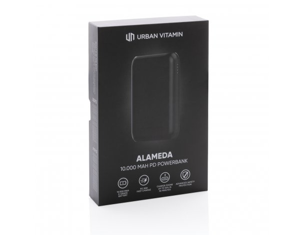 External battery Urban Vitamin Alameda with fast charging PD, 18W, 10000mAh