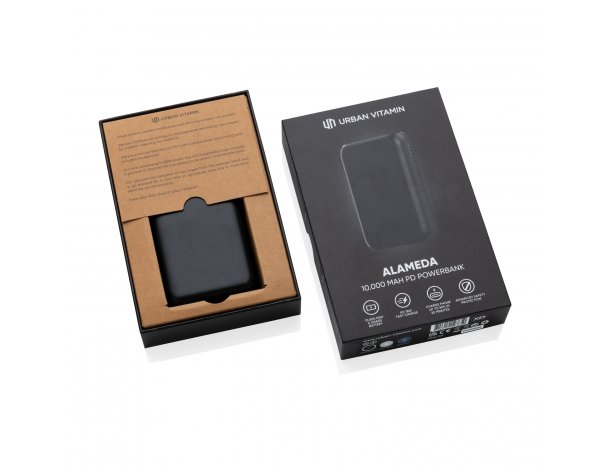 External battery Urban Vitamin Alameda with fast charging PD, 18W, 10000mAh