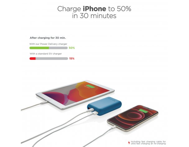 External battery Urban Vitamin Alameda with fast charging PD, 18W, 10000mAh